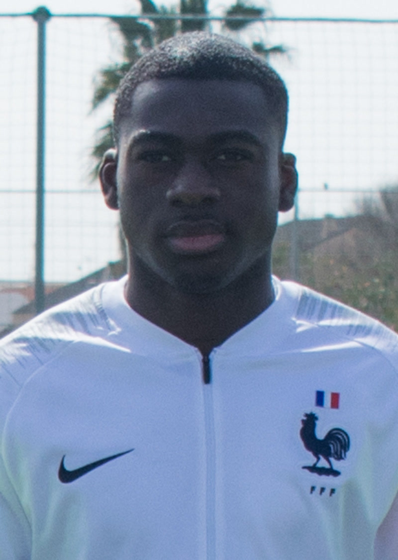Youssouf Fofana with France Under-20s in 2019